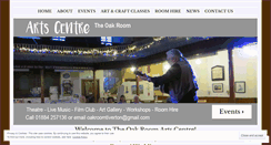 Desktop Screenshot of oakroomtiverton.com